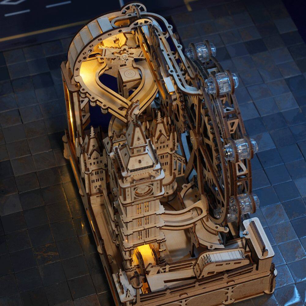 Alt View 1. 3D Puzzle - DIY 3D Marble Run Puzzle - London Sightseeing Walk 431 pieces.