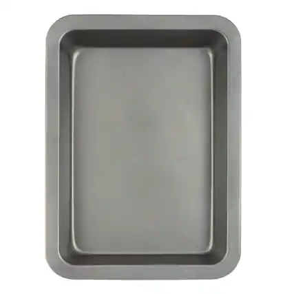 Front. Range Kleen - Range Kleen B05BR Nonstick Bake & Roast Pan, 13 x 9 Inch - Alluring grey color.