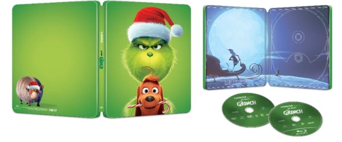 Front. Illumination Presents: Dr. Seuss' the Grinch (Steelbook + Digital) [Blu-ray].