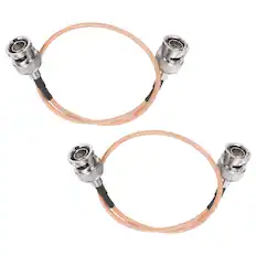 Front. Unique Bargains - 2pcs 1.64FT 3G-SDI Cable BNC Male to Male HD-SDI RG179 Coaxial Video Jumper for CCTV Monitor - Orange.