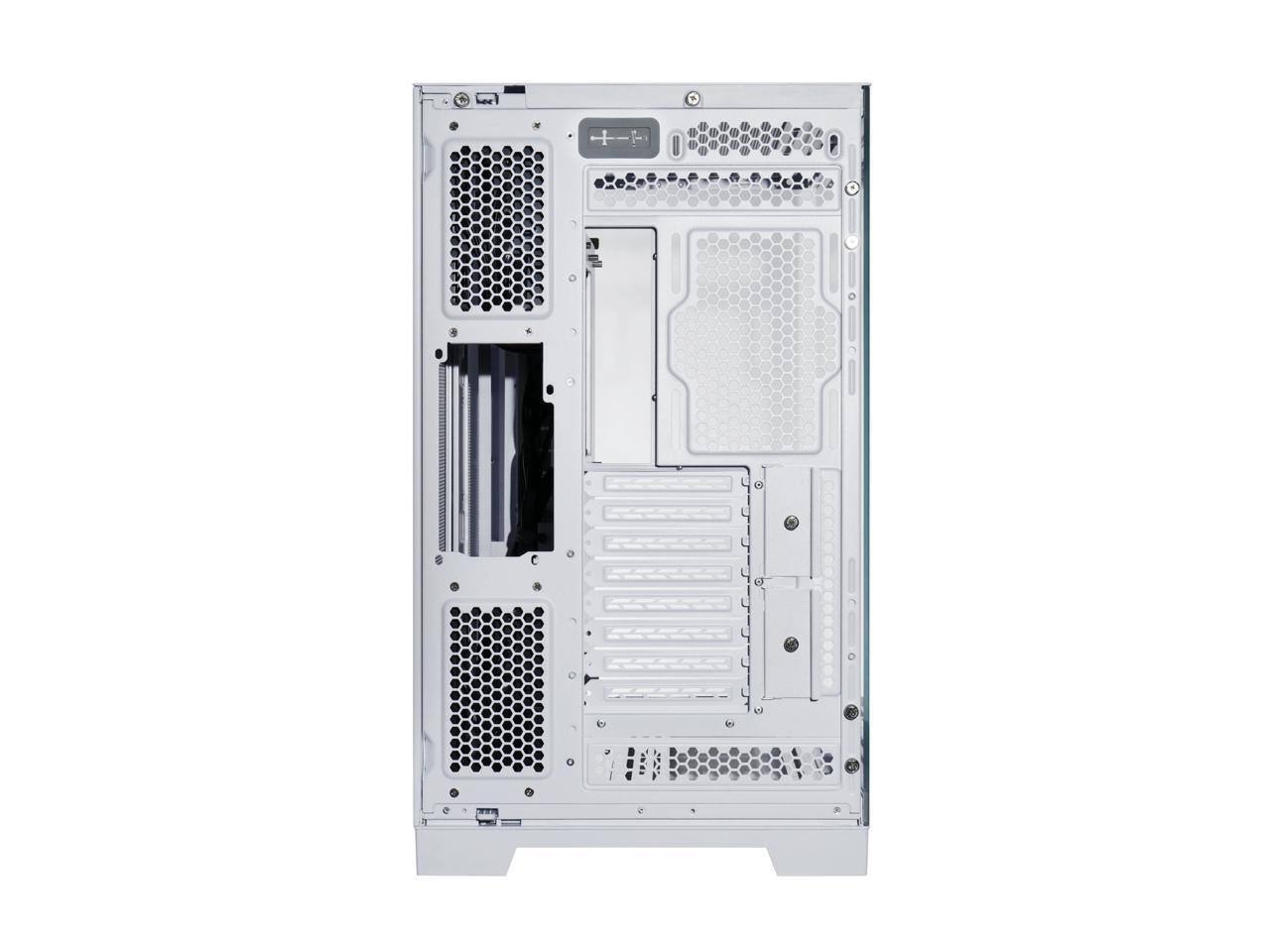 Alt View 4. Lian Li - o11 dynamic evo xl o11dexl white aluminum / steel / tempered glass atx m - White.