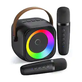Dazzed Corner - Portable Bluetooth,Karaoke Speaker - Black