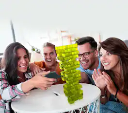 Talicor - Fotorama Trembling Tower Stacking Logs Tower Game