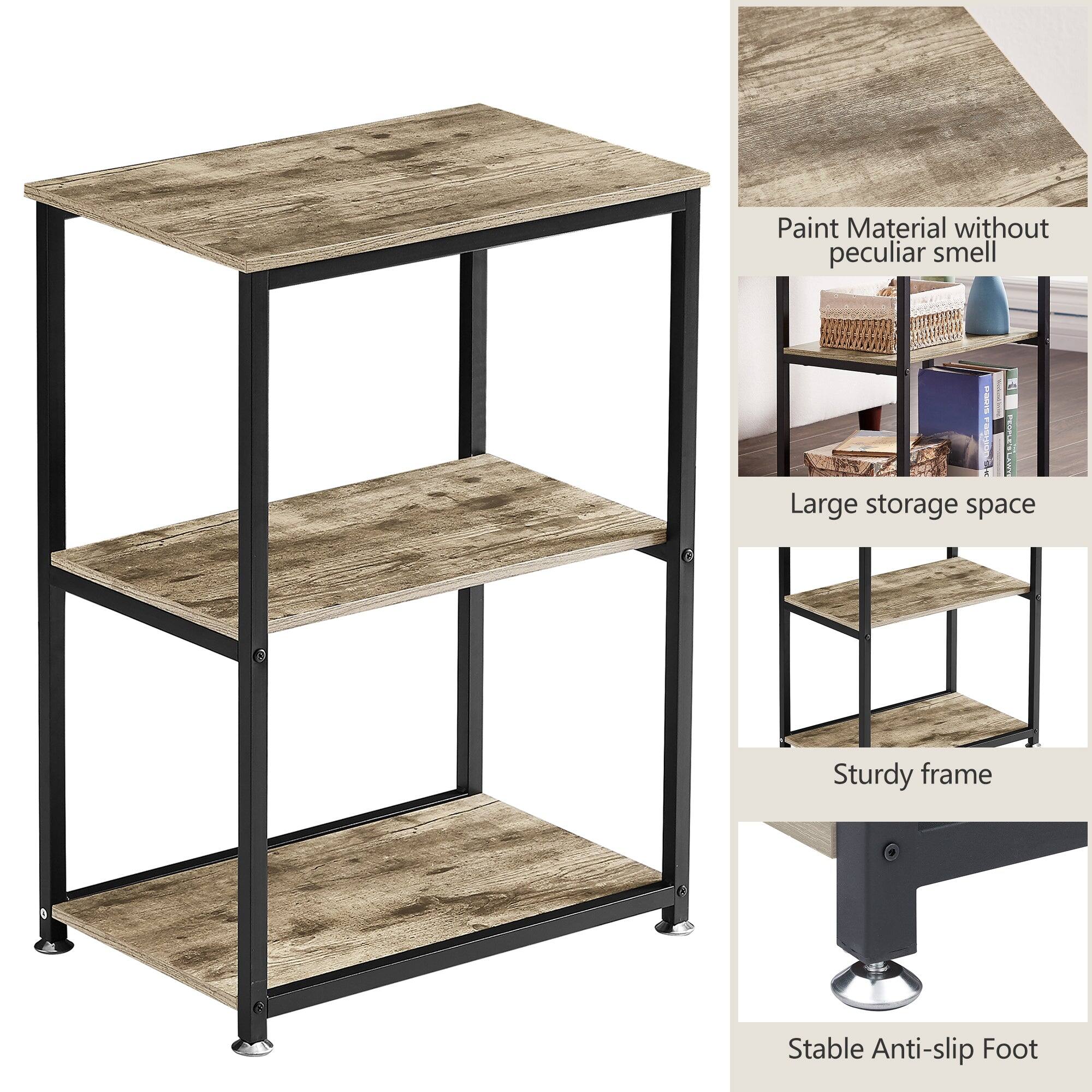 - Paint Material without peculiar smell
- Large storage space
- Sturdy frame
- Stable Anti-slip Foot