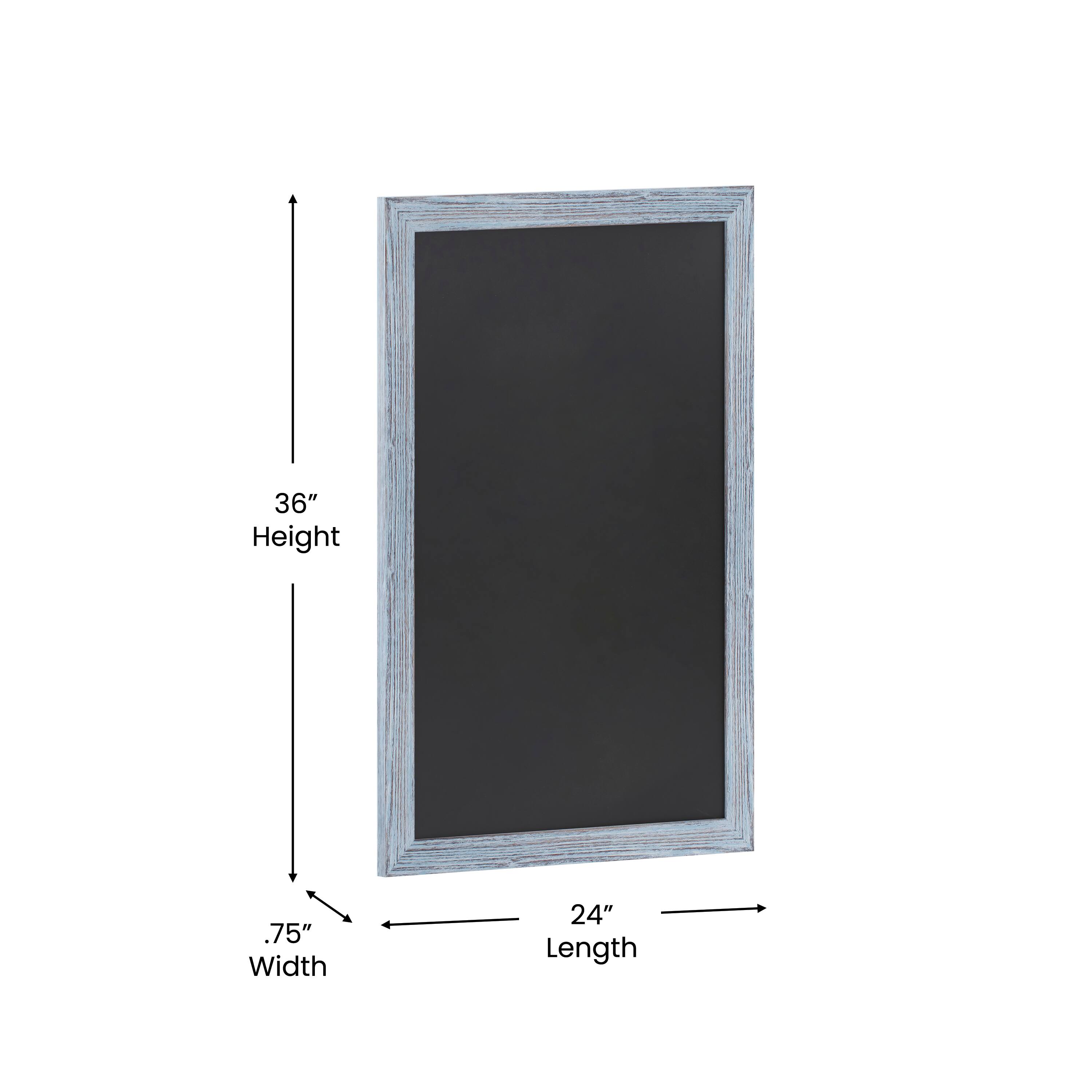 36" Height, .75" Width, 24" Length