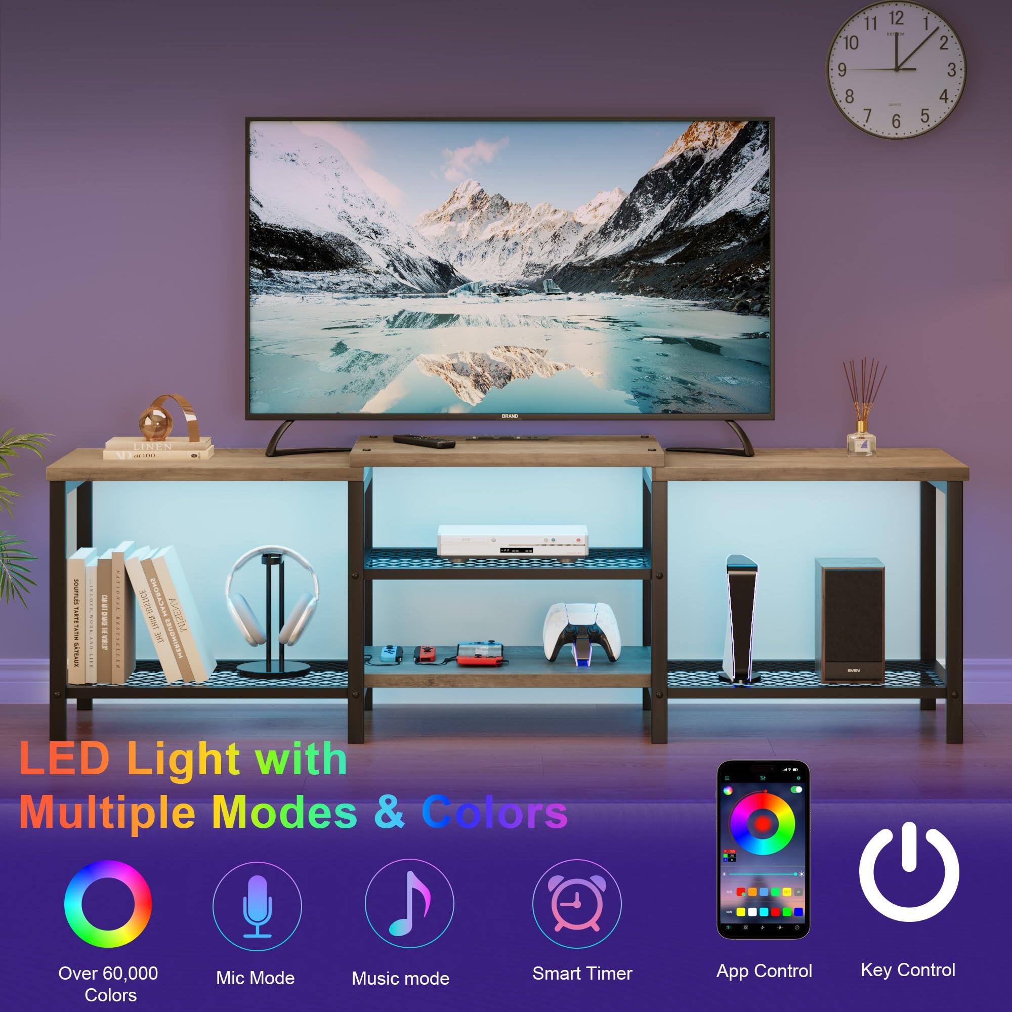 LED Light with Multiple Modes & Colors

- Over 60,000 Colors
- Mic Mode
- Music Mode
- Smart Timer
- App Control
- Key Control