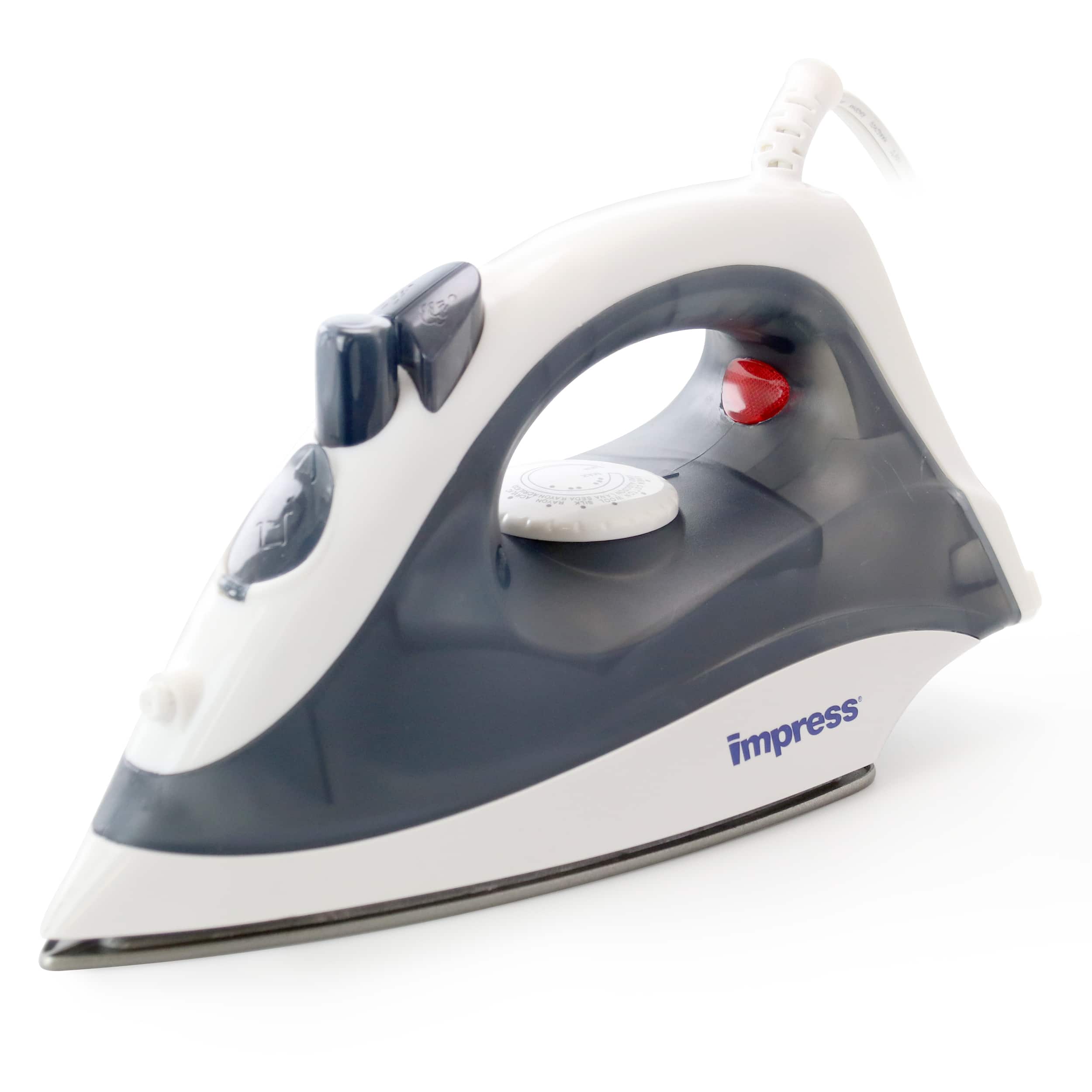 Impress - Compact & Lightweight Steam & Dry Iron - Gray