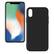 Front. Qixxronics - Phone Case for iPhone XS Silicone Case Black Shockproof Slim Design Phone Case Cover - Black.