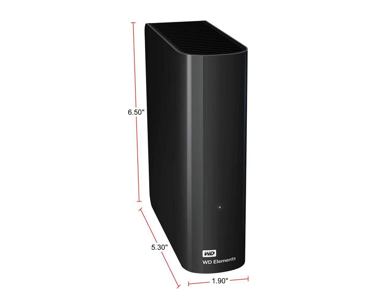 6.50" 5.30" 1.90" WD Elements
