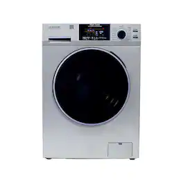 Equator - 1.62 cu ft. VENTED All-in-One Combo Washer Electric Dryer 30% FASTER than Condense - RV Ready 110V - EZ 4800 - Silver