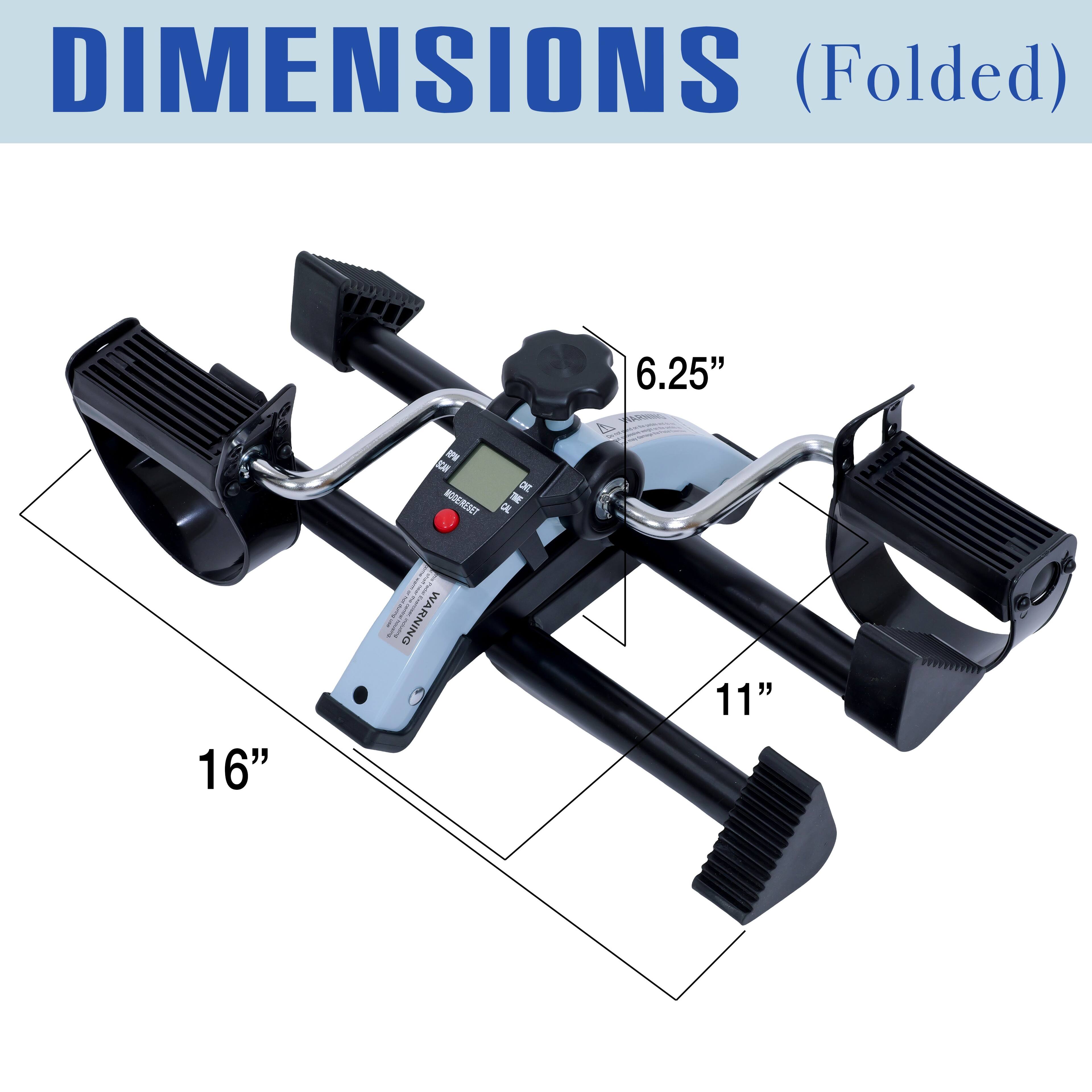 DIMENSIONS (Folded)  
6.25" - D  
16" - W  
11" - H