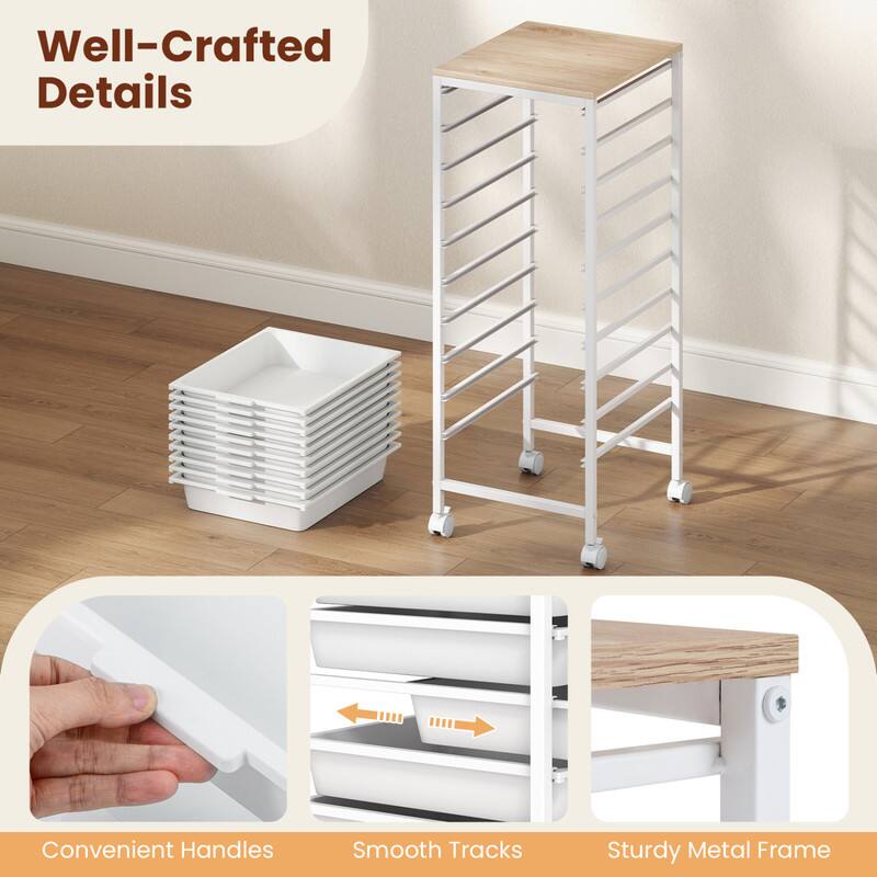Well-Crafted Details  
Convenient Handles  
Smooth Tracks  
Sturdy Metal Frame