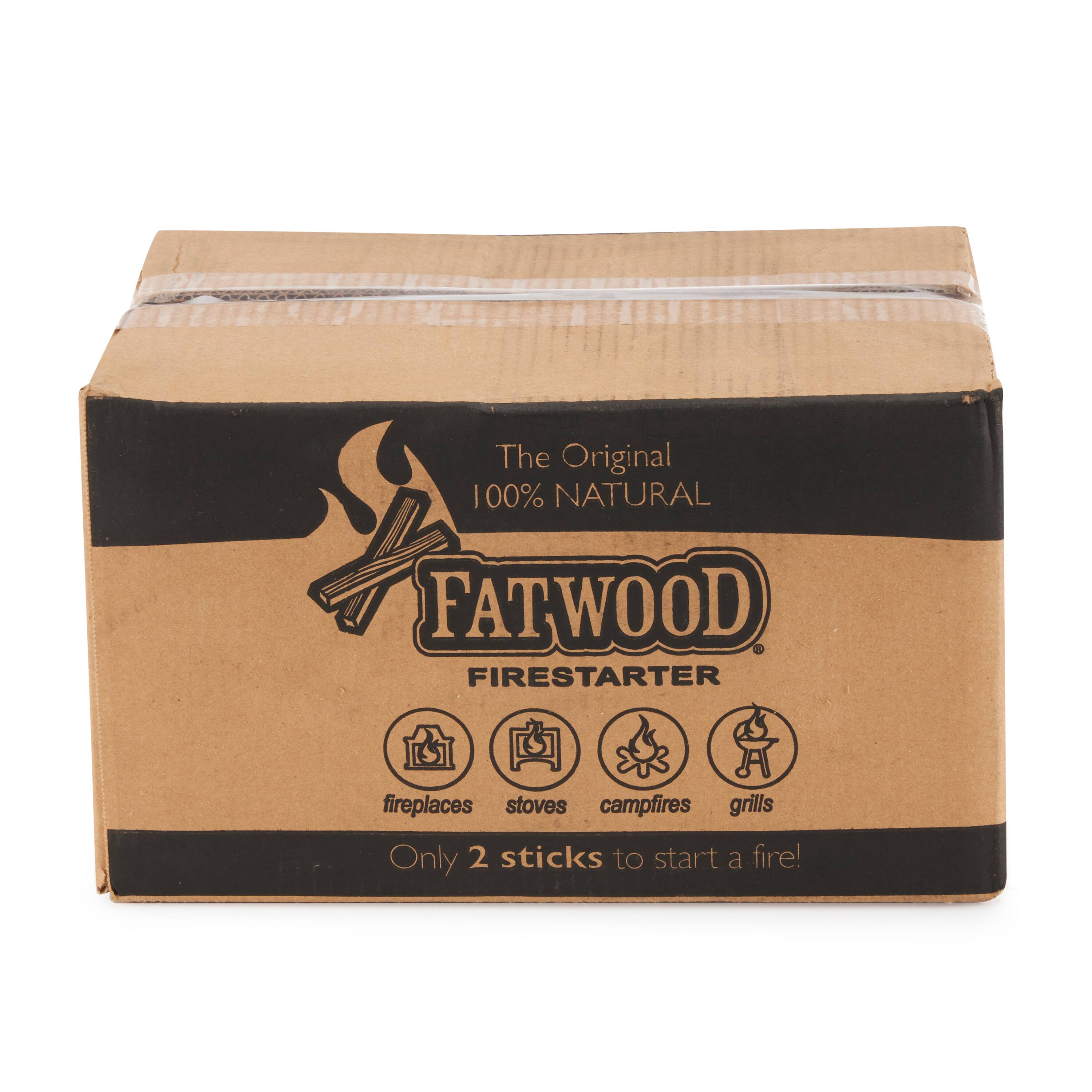 The Original | 100% NATURAL FATWOOD FIRESTARTER fireplaces stoves campfires grills Only 2 sticks to start a fire!