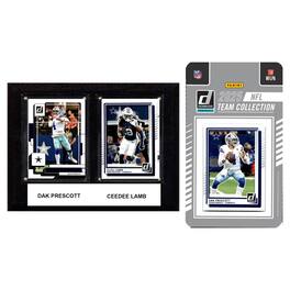 C&I Collectibles - Dallas Cowboys 6" x 8" Player Plaque & 2025 Team Trading Card Set - Multicolor