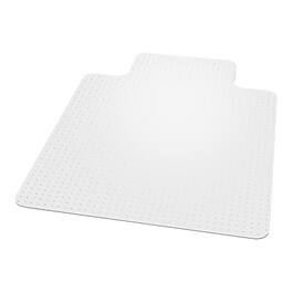 ES Robbins - EverLife Carpet Chair Mat with Lip, 45" x 53'', Low-Pile, (128173) - Clear