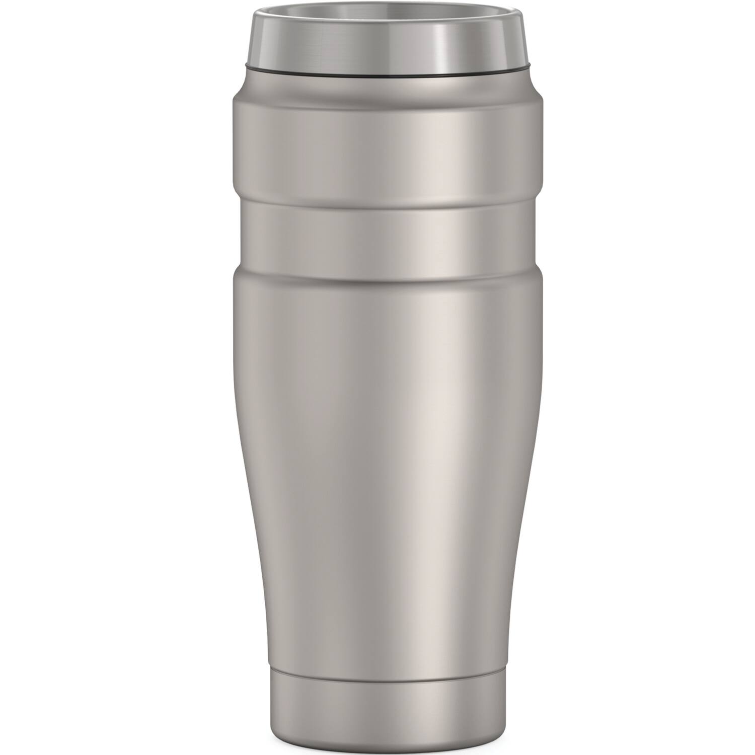 Alt View 8. Thermos - 16-Ounce Stainless King Vacuum-Insulated Stainless Steel Travel Tumbler - Matte Steel.