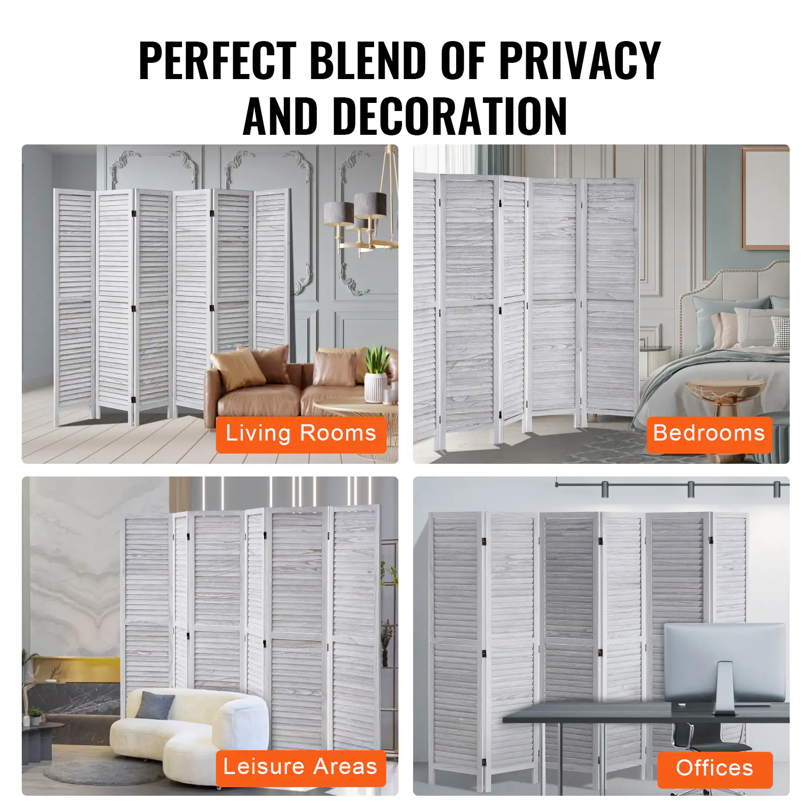 PERFECT BLEND OF PRIVACY AND DECORATION

Living Rooms  
Bedrooms  
Leisure Areas  
Offices
