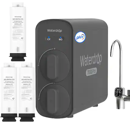 Waterdrop WD-RG17W-CFA Pre-sediment and Alkaline pH+ Filter
Waterdrop WD-RG17W-CFA Pre-sediment and Alkaline pH+ Filter
Waterdrop WD-RG17W-CFA Pre-sediment and Alkaline pH+ Filter
Waterdrop 700GPro
CF
RO
pH+