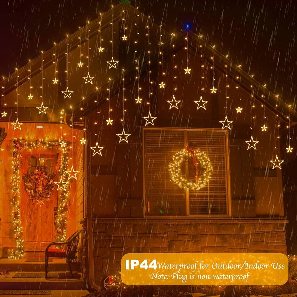 IP44 Waterproof for Outdoor/Indoor Use  
Note: Plug is non-waterproof