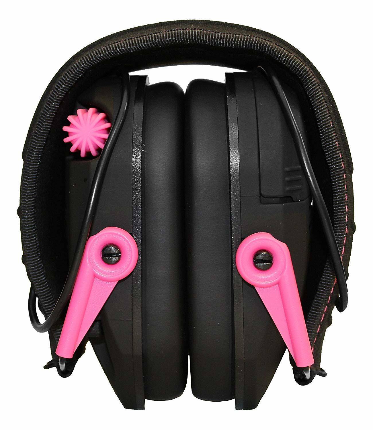 Left. Walkers - Walkers Razor Slim Electronic Muff (Black/Pink) - Black/Pink.