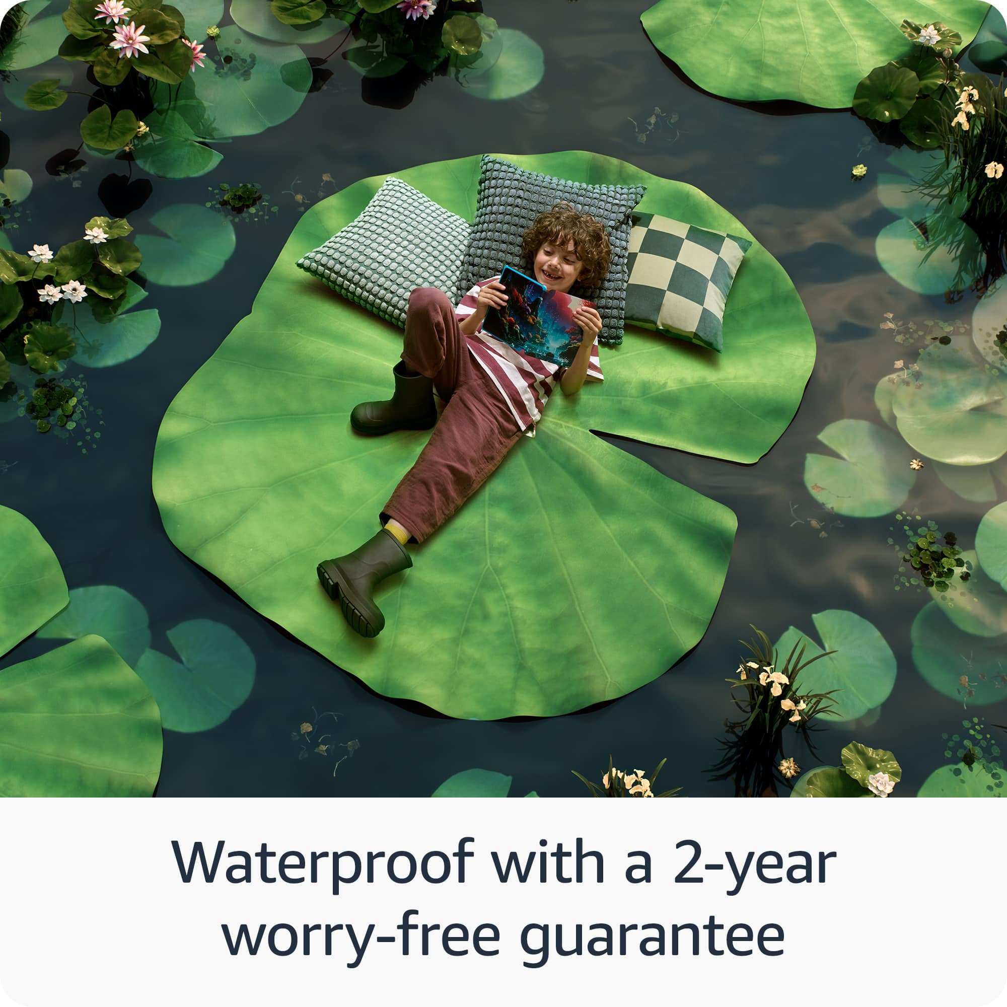 Waterproof with a 2-year worry-free guarantee
