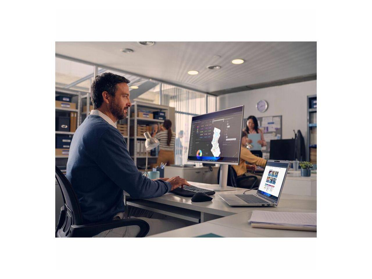 Alt View 3. HP - HP EliteBook 6 G1i 13.3" - Intel Core Ultra 7 - vPro - 16GB - 512GB SSD - Windows 11 Pro - BD5Y7UT#ABA - Gray.