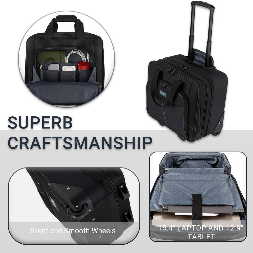 SUPERB CRAFTSMANSHIP  
Silent and Smooth Wheels  
15.4" LAPTOP AND 12.9" TABLET