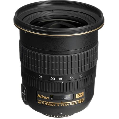 Nikon - AF-S DX 12-24mm f/4G ED-IF Zoom-NIKKOR Lens (International Model) - Black