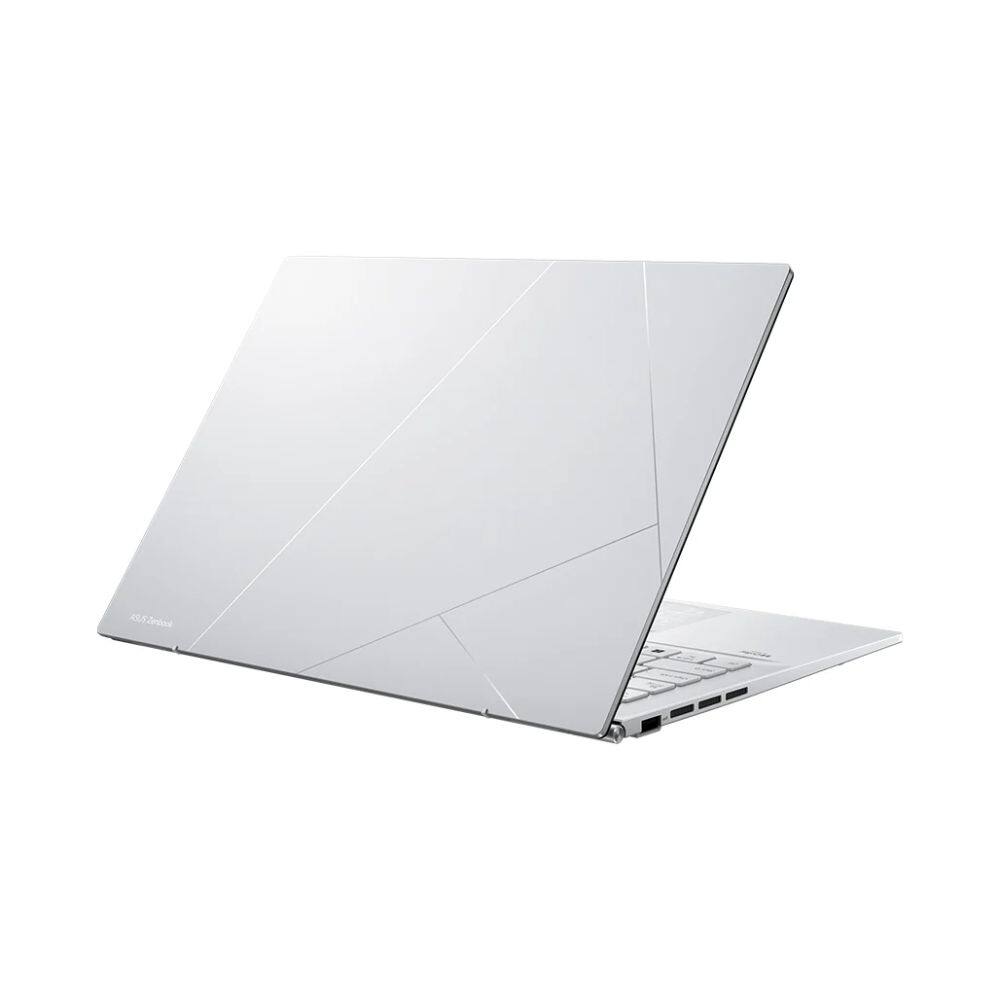 Alt View 2. ASUS - Zenbook 14" OLED 2.8K Touch Intel Core i9-13900H 2.6 GHz up to 5.4 GHz 16GB 1TB SSD Windows 11 Home - Silver.