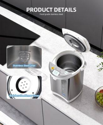 PRODUCT DETAILS  
Food grade stainless steel SUS 304  
Stainless Steel Liner  
Stainless Steel Inner Cover