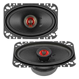 Cerwin Vega - H46 - HED 2025 Edition 4"x6” 2-Way Coaxial Full Range Speaker Set - Black and Red