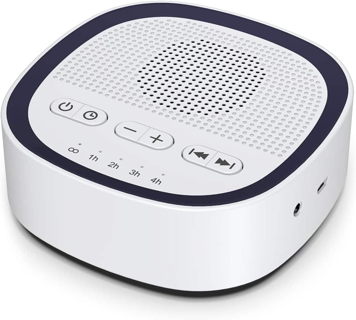 Front. FINEAK - Sleep White Noise Sound Machines with 30 Soothing Sounds - White.