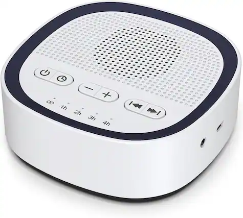 Front. FINEAK - Sleep White Noise Sound Machines with 30 Soothing Sounds - White.