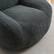 Alt View 2. GOODSILO - Giant Memory Foam Filled Bean Bag Sofa with Armrests for Adults, Spacious Faux Fur Lounger for Living Room and Bedroom - Dark Gray.
