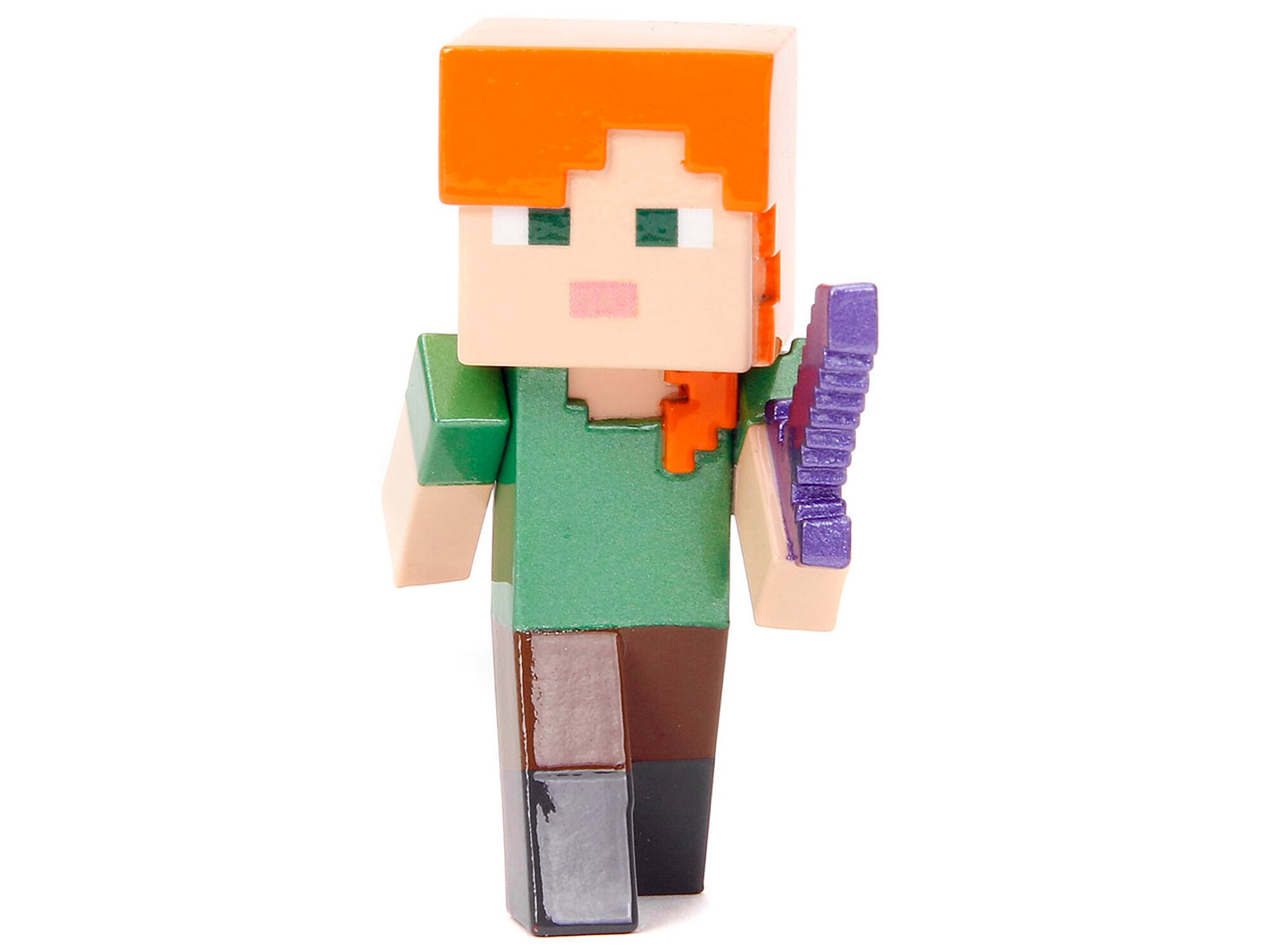 Alt View 3. Jada - Set of 4 Diecast Figures "Minecraft" Video Game "Metalfigs" Series Diecast Models by Jada - Multicolor.