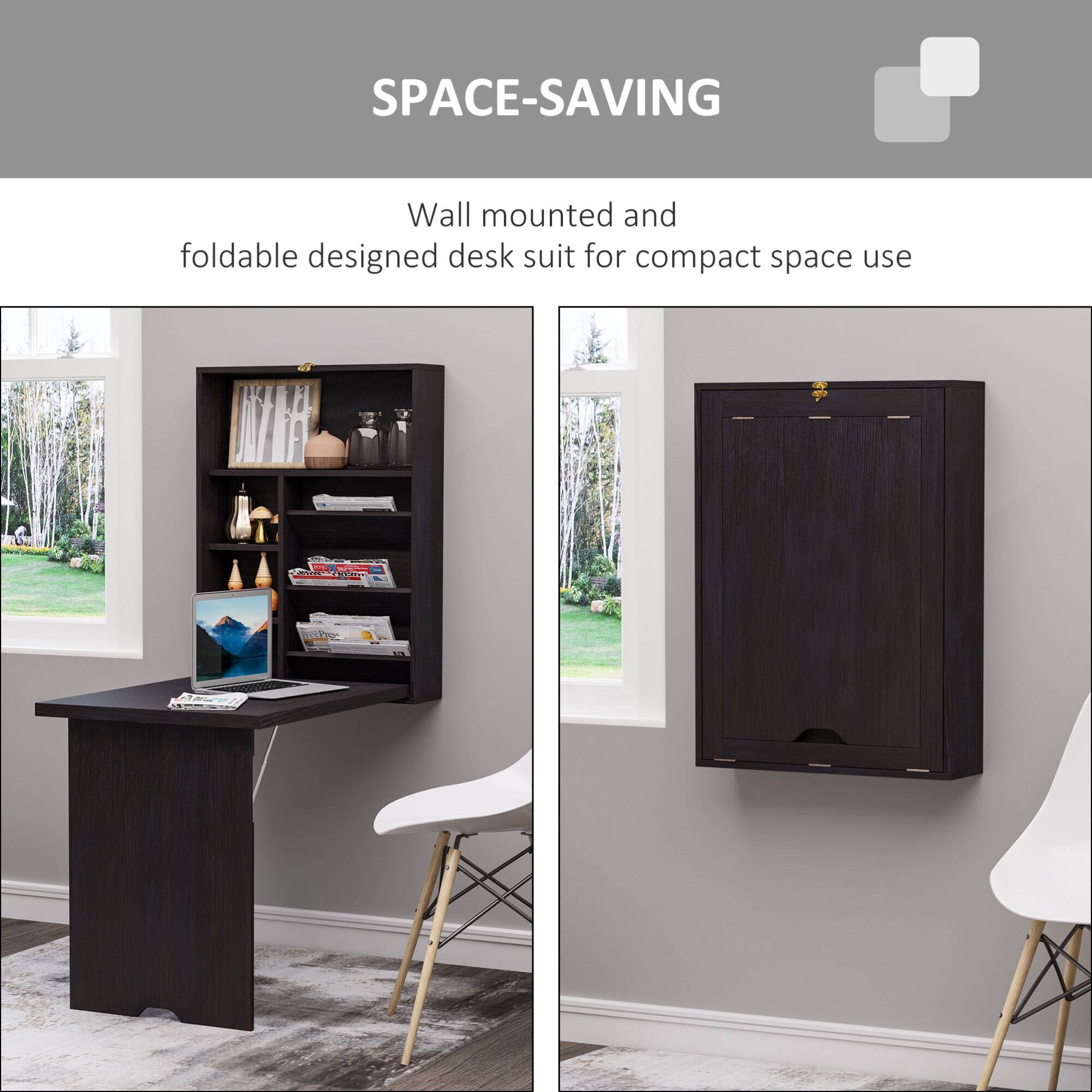 SPACE-SAVING

Wall mounted and foldable designed desk suit for compact space use