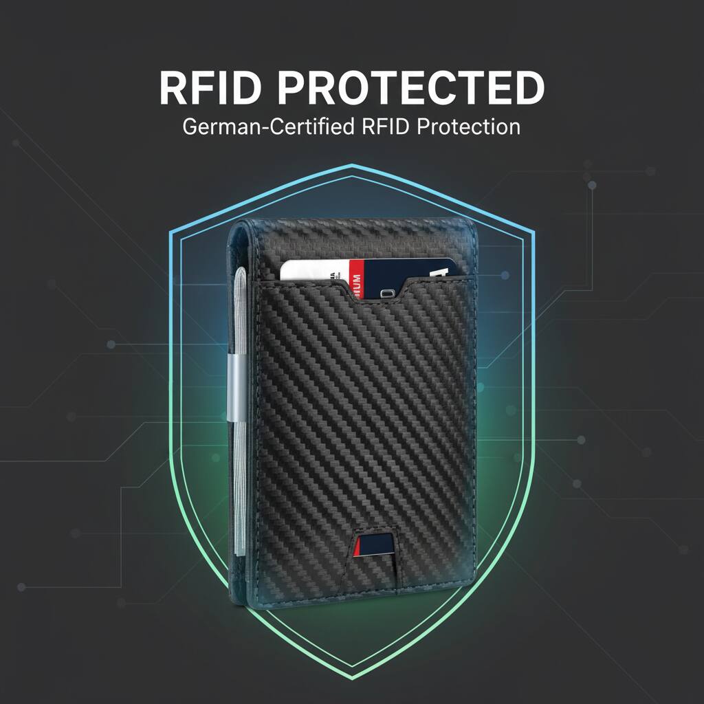 RFID PROTECTED  
German-Certified RFID Protection