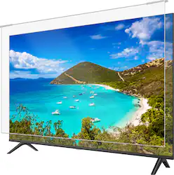 SaharaCase - ZeroDamage 85" TV Screen Protector - Clear - Left_Zoom