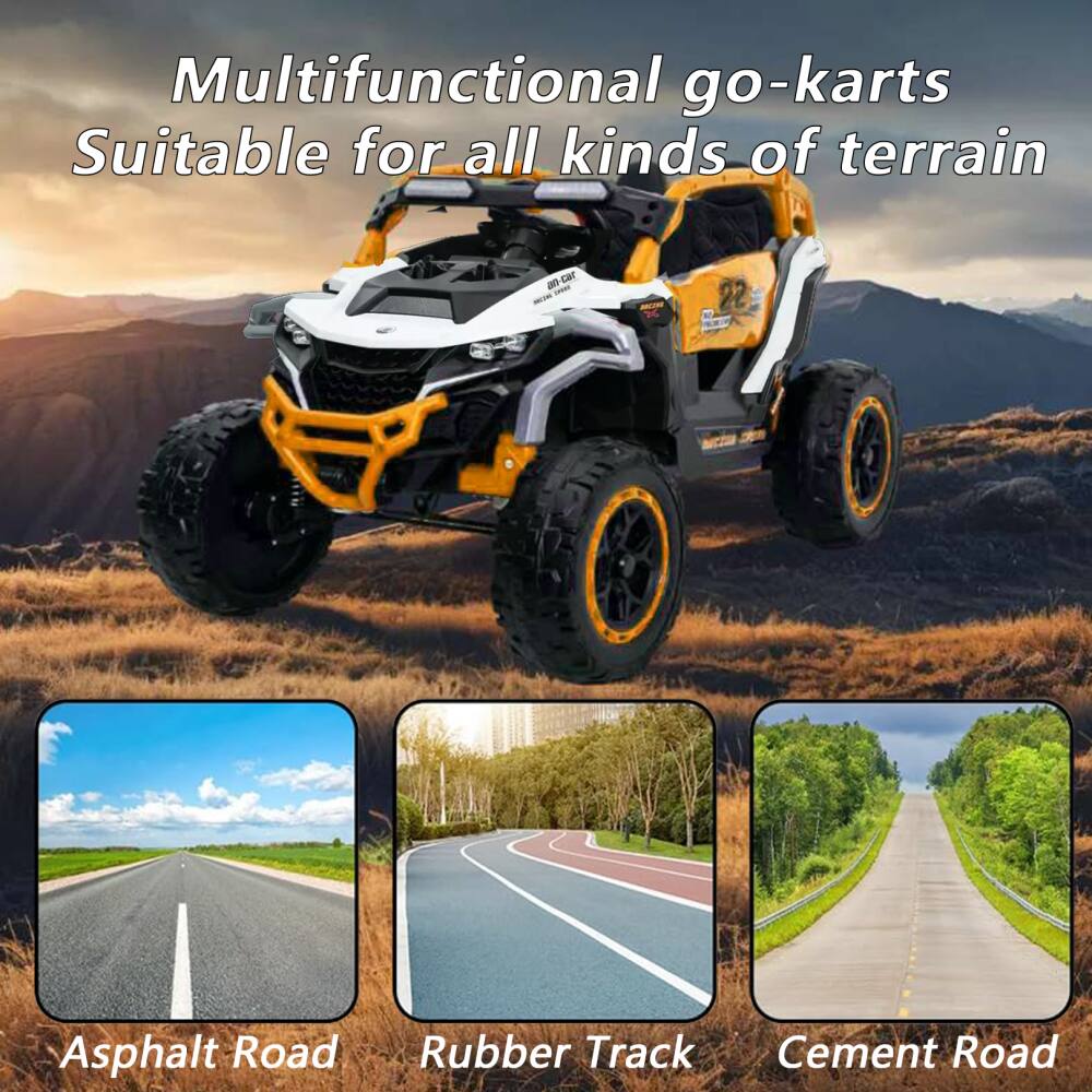 Multifunctional go-karts  
Suitable for all kinds of terrain  

Asphalt Road  
Rubber Track  
Cement Road