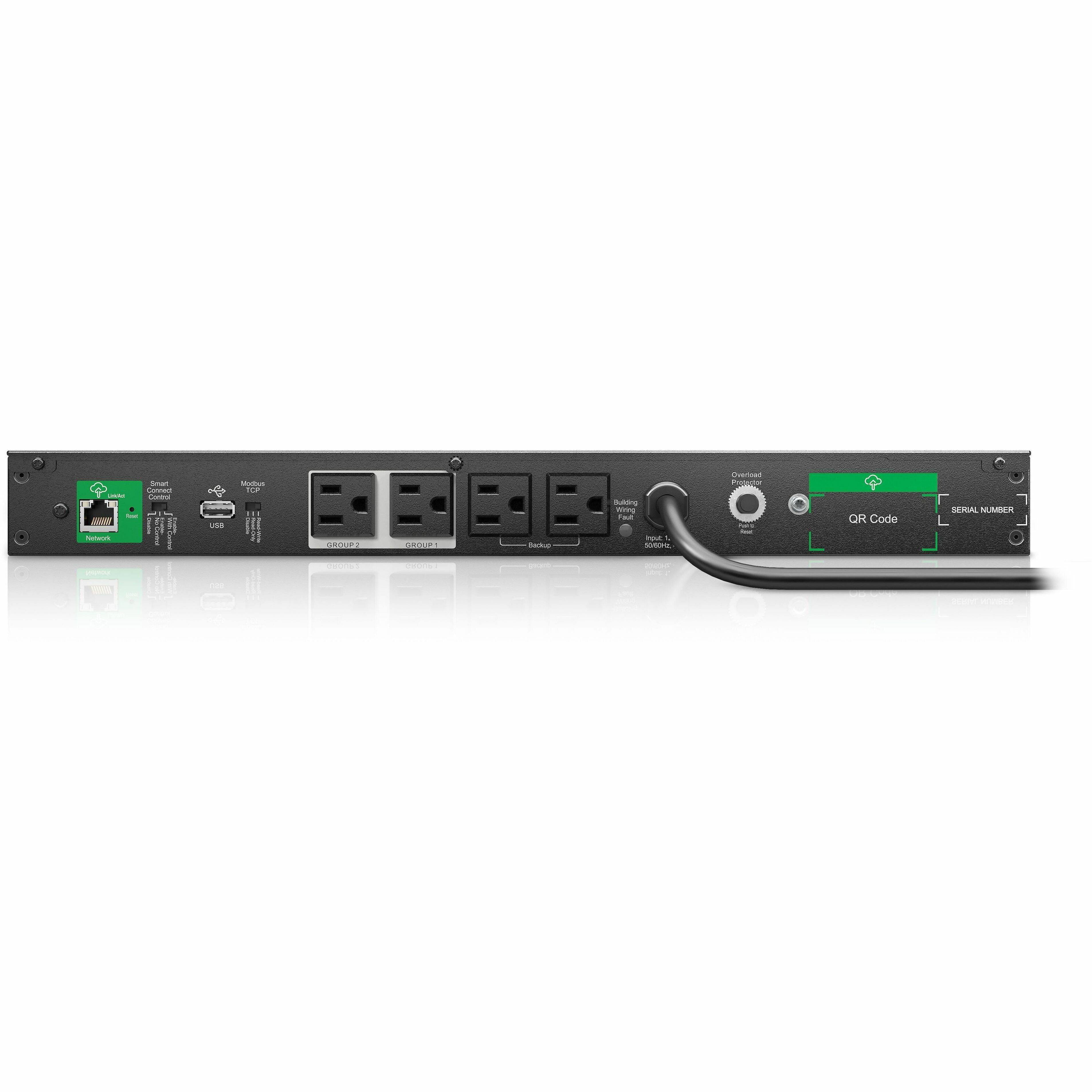 APC Smart UPS, Line Interactive, 500VA, Lithium ion, Rackmount 1U