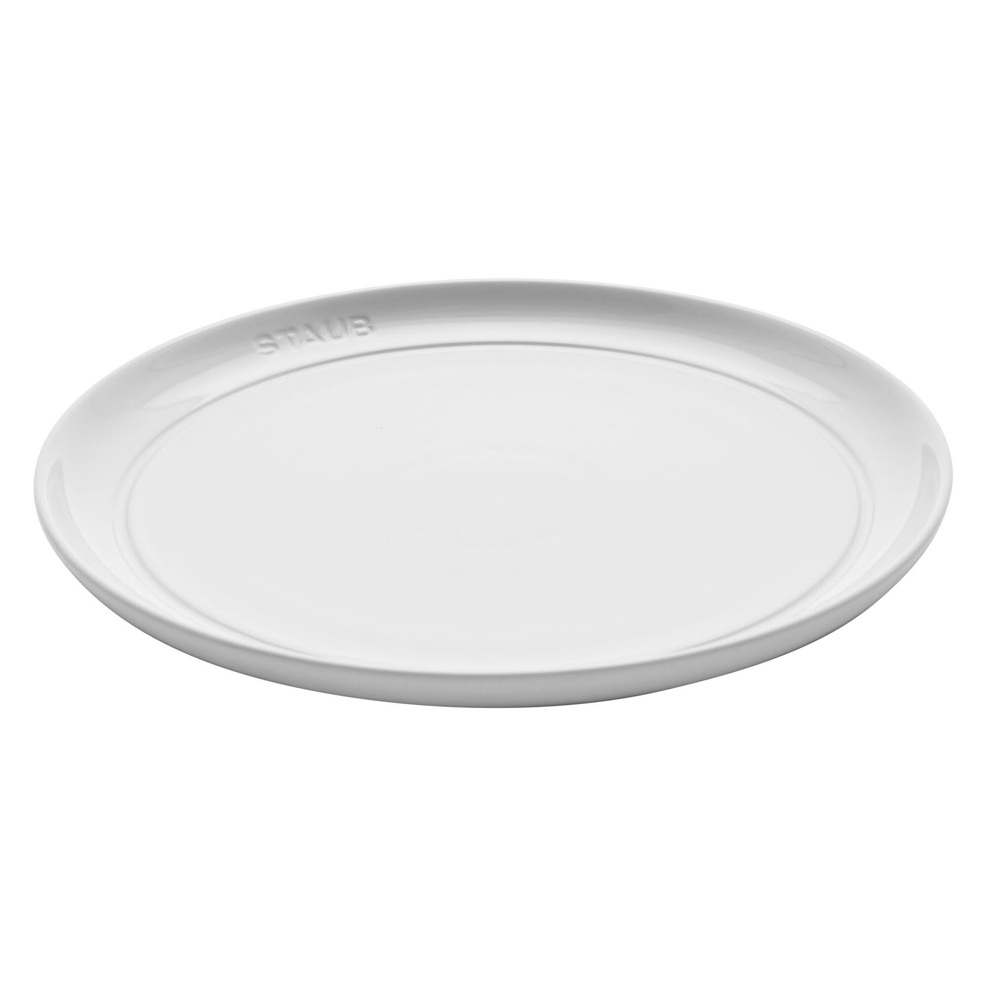 Alt View 2. Staub - Staub Ceramic Dinnerware 4-pc 9-inch Salad Plate Set - White - White.