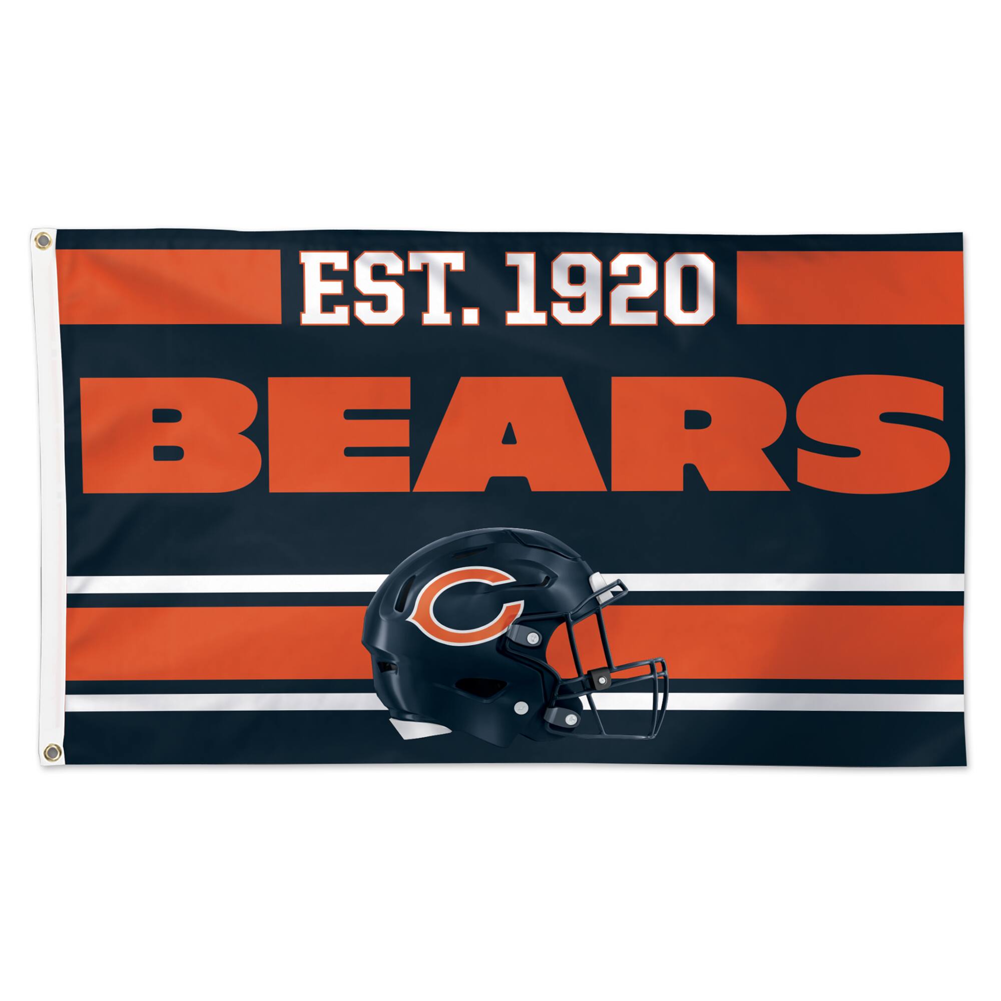 WinCraft - Chicago Bears 3' x 5' Established 1-Sided Deluxe Flag - Multicolor