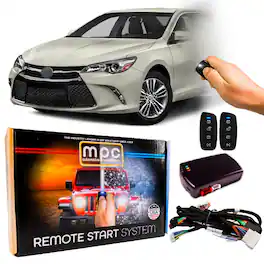 MPC - Remote Starter For Toyota Camry 2012-2017 | 2Way Long Range Fobs | Plug and Play - Black