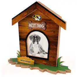 Fan Creations - Missouri Tigers Dog House Photo Frame - Multicolor