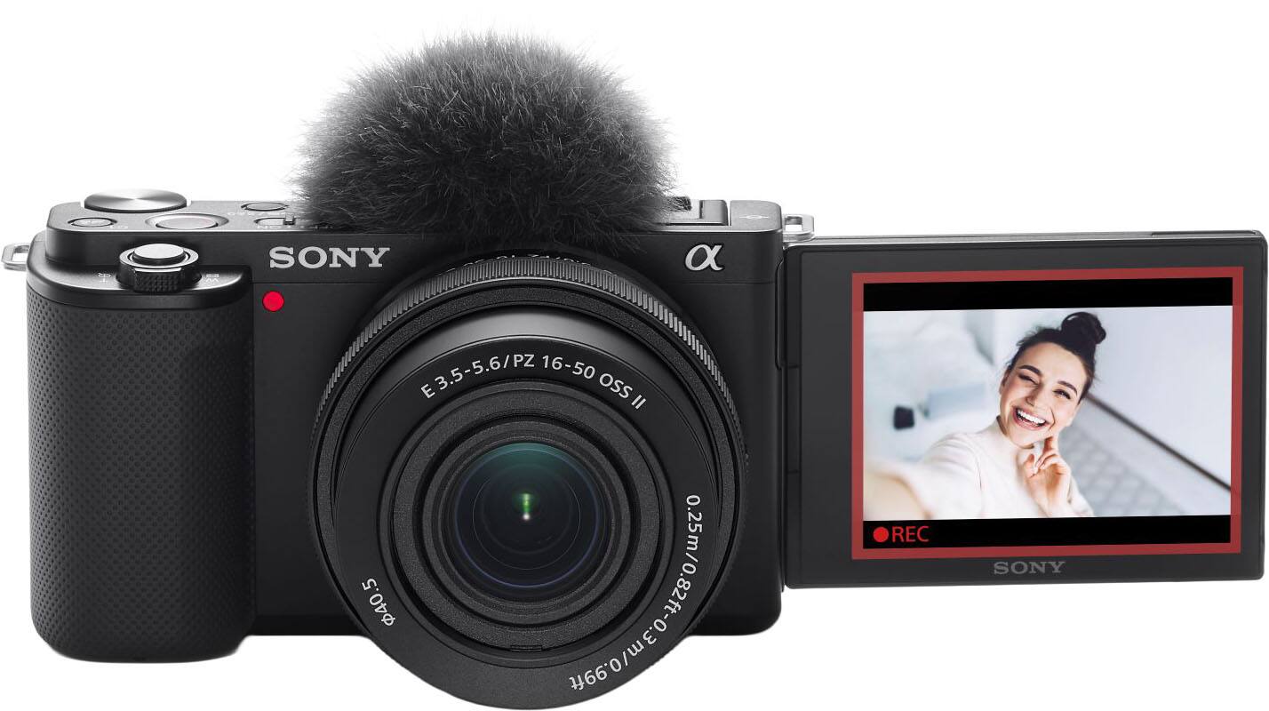 SONY  
E 3.5-5.6/PZ 16-50 OSS II  
0.35m/1.15ft  
366°/0.82m/2.7ft  
REC  
SONY