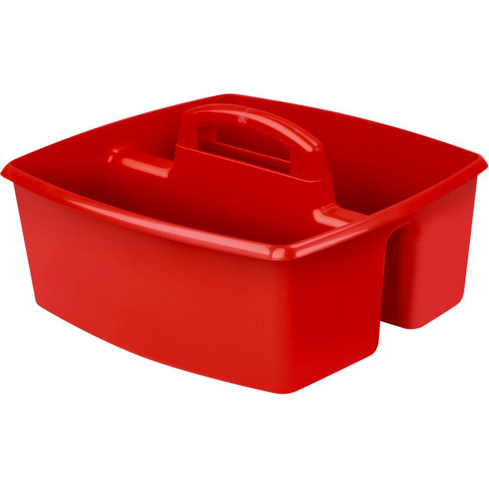 Front. Storex - Storex Large Caddy, Red.