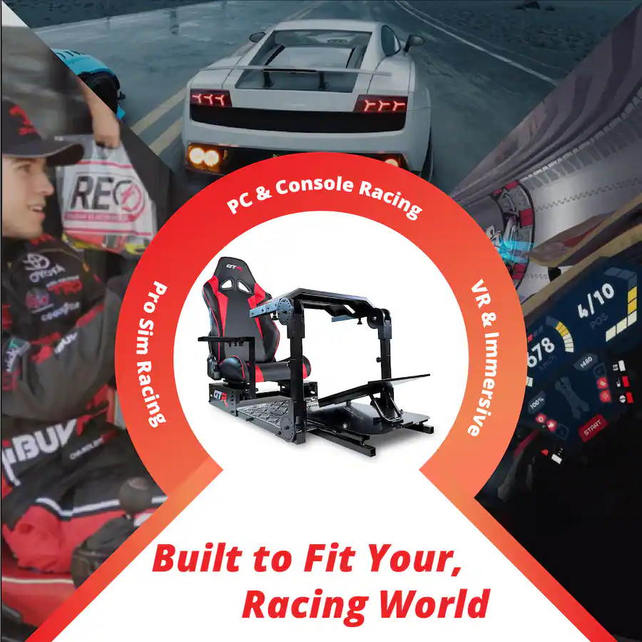 Gtr Racing Simulator Cockpit GTR Simulator GTA Pro Racing Cockpit – Direct Drive Ready, Adjustable ...