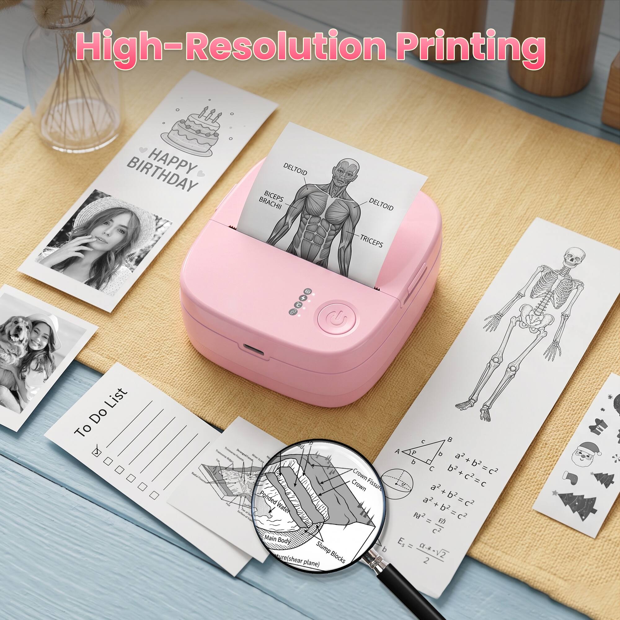 High-Resolution Printing

BIRTHDAY HAPPY

DELTOID BRACHII BICEPS

DELTOID TRICEPS

C 9

List Do To

C B A P d d a2+b2=c2 C Crown b2+c2=c Crown Fissure ALLE 2+b2=2 Ponded Water a2+b2=2  c2 Main Body Slump d E3= a.k.v2 ture(shear plane) Blocks 2