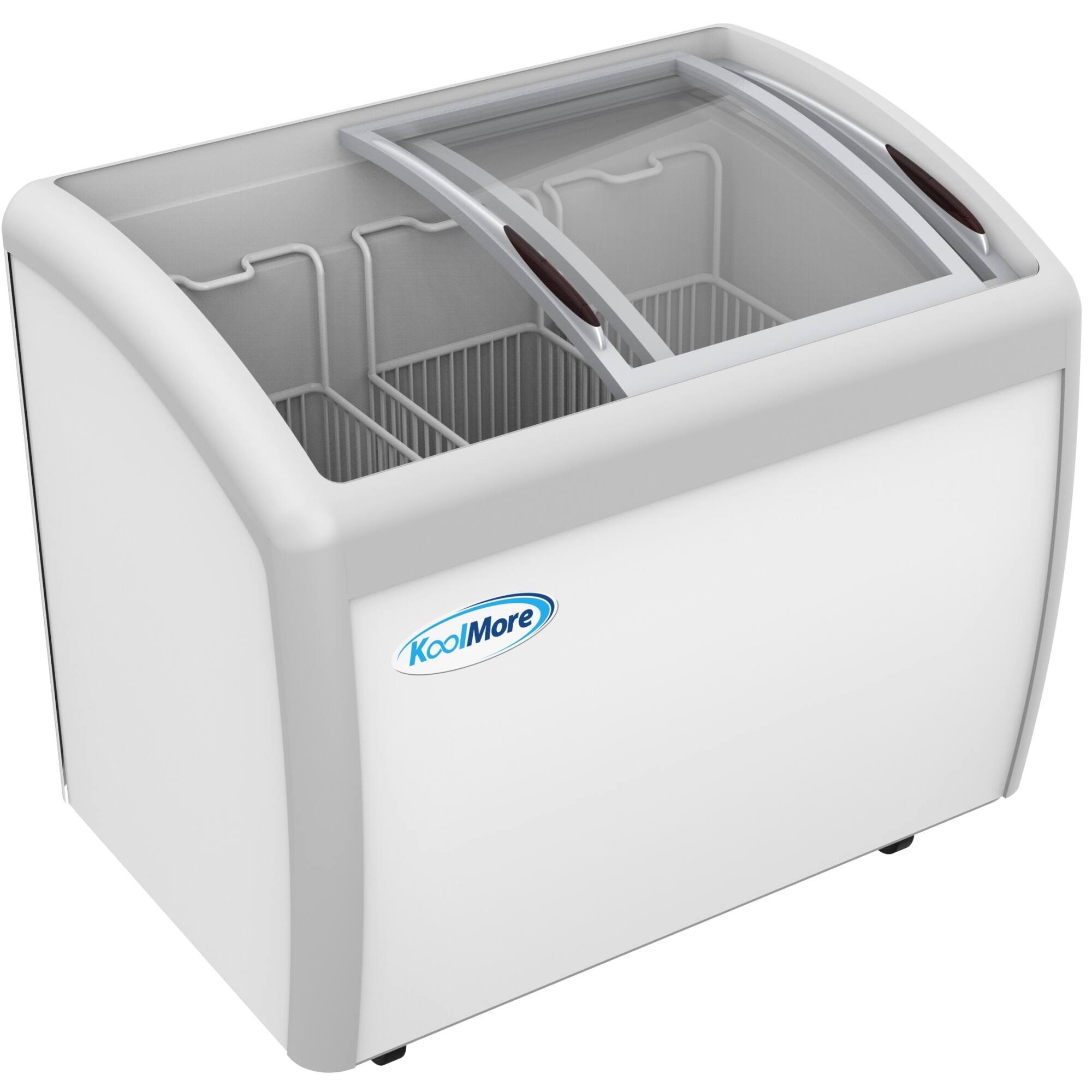Alt View 3. Koolmore - 40 in. Display Ice Cream Freezer - 9 cu ft. MCF-9C - White.