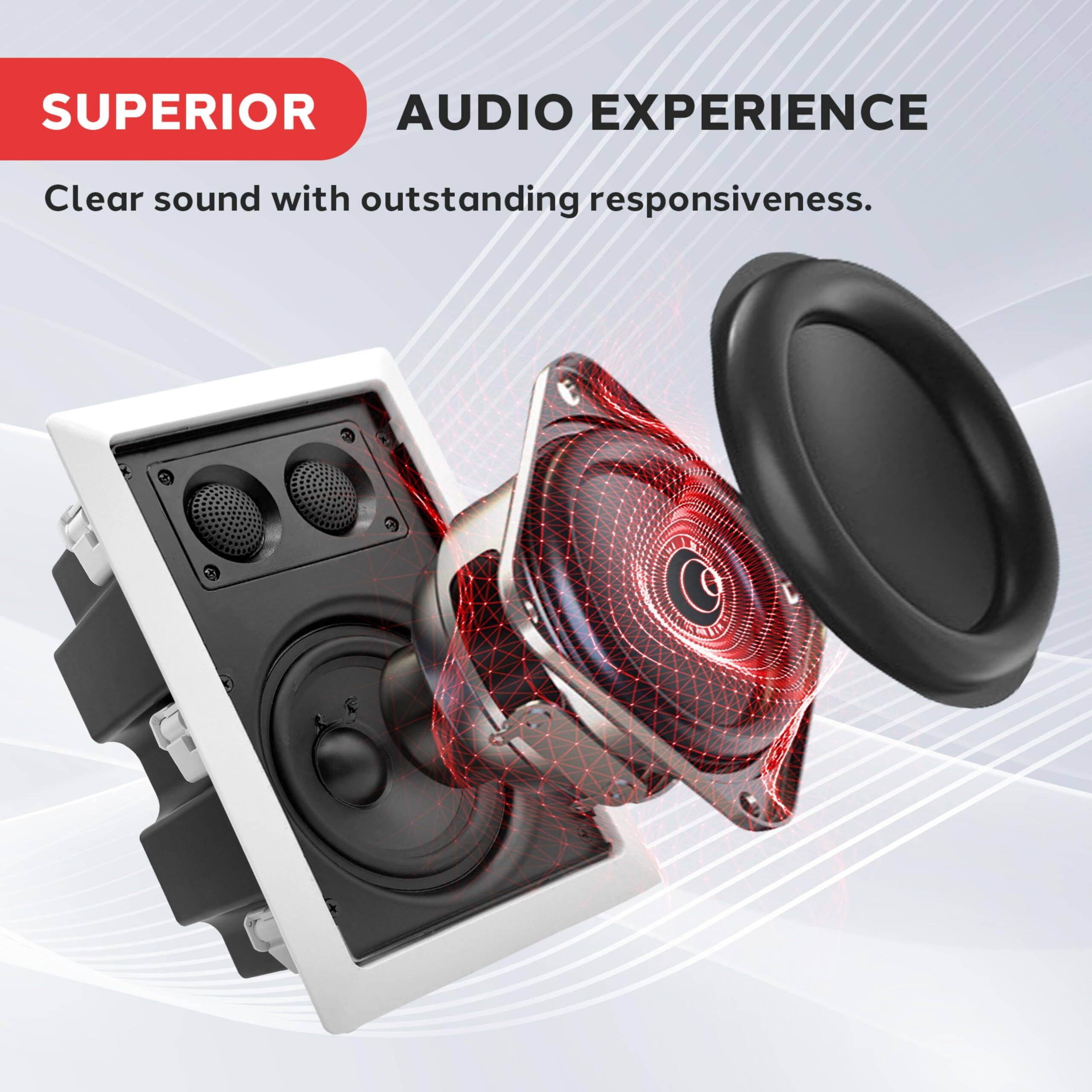 SUPERIOR AUDIO EXPERIENCE

Clear sound with outstanding responsiveness.